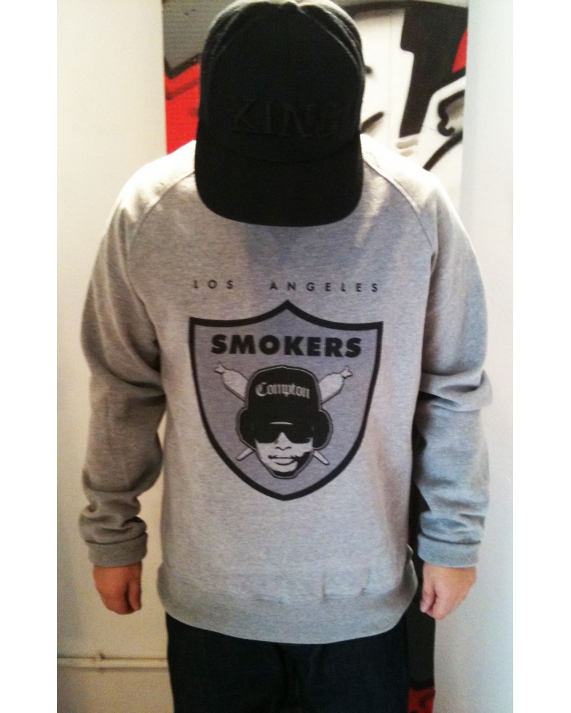 L.A SMOKERS Crew - Grey