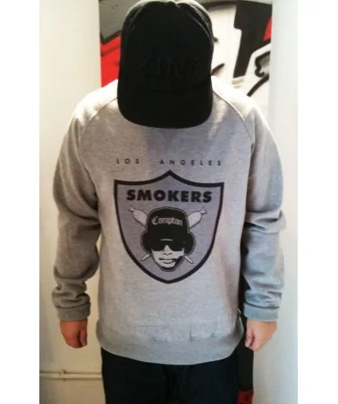 L.A SMOKERS Crew - Grey