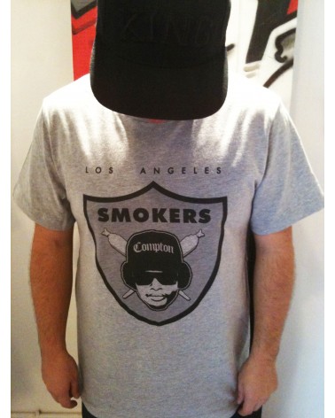 L.A SMOKERS TEE - Grey