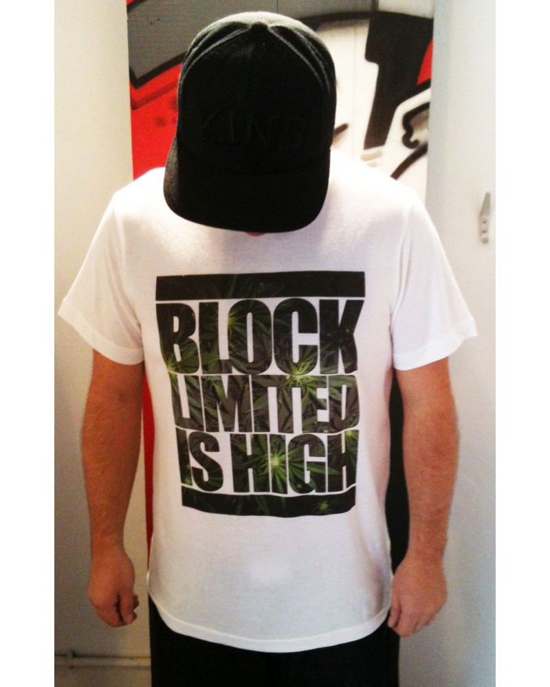 BLOCK IS HIGH TEE - White