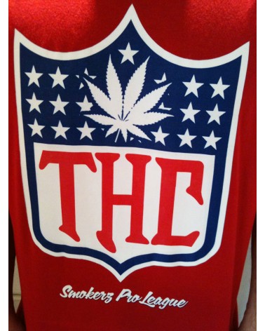 THC (PRO SMOKERZ LEAGUE) TEE - Red