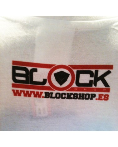 BLOCK SHOP SKULL TEE - White