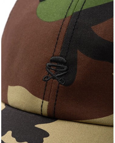 Cayler And Sons - PA Small Icon  Curved Cap - Woodland Camo/Black