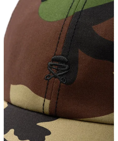 Cayler And Sons - PA Small Icon  Curved Cap - Woodland Camo/Black