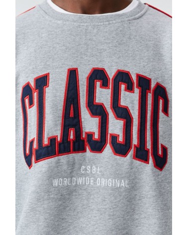 Cayler & Sons - CSBL Worldwide Classic Crewneck - Heather Grey/Navy