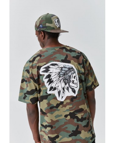 Cayler & Sons - CSBL Patched Oversized Tee - Woodland Camo/Orange