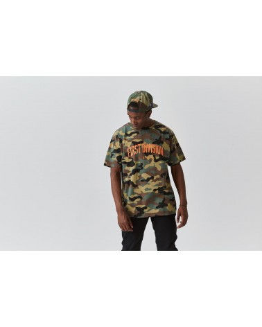 Cayler & Sons - CSBL Patched Oversized Tee - Woodland Camo/Orange