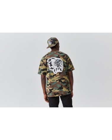 Cayler & Sons - CSBL Patched Oversized Tee - Woodland Camo/Orange