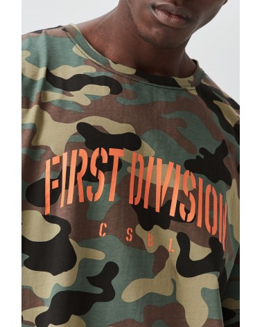 Cayler & Sons - CSBL Patched Oversized Tee - Woodland Camo/Orange