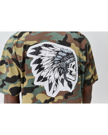 Cayler & Sons - CSBL Patched Oversized Tee - Woodland Camo/Orange