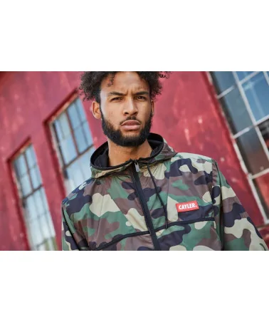 Cayler & Sons - WL Trust Windbreaker - Woodland/Red | blockshops