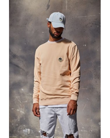 Cayler & Sons - WL Vibin' Crewneck - Acid Washed Peach/ Ice Blue