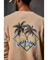 Cayler & Sons - WL Vibin' Crewneck - Acid Washed Peach/ Ice Blue