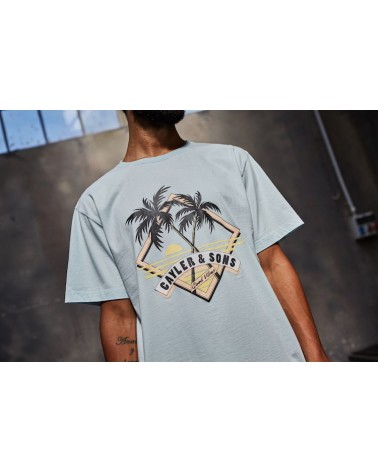 Cayler & Sons - WL Vibin' Tee - Light Blue/Peach