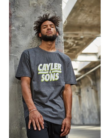 Cayler & Sons - WL Mr Kahle Tee - Charcoal/White