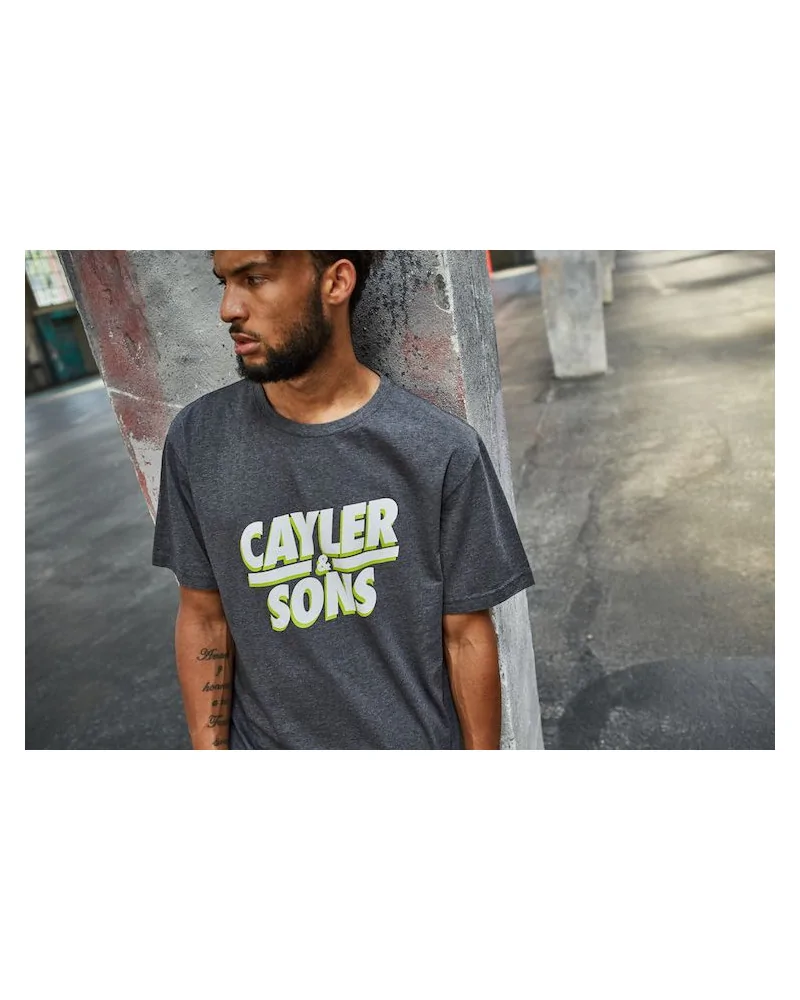 Cayler & Sons - WL Mr Kahle Tee - Charcoal/White | blockshops