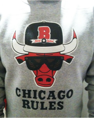 CHICAGO RULES Crew - Grey