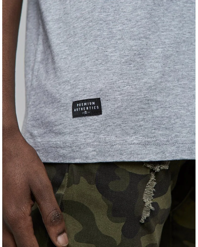 Cayler & Sons - PA Icon Tee - Heather Grey/White