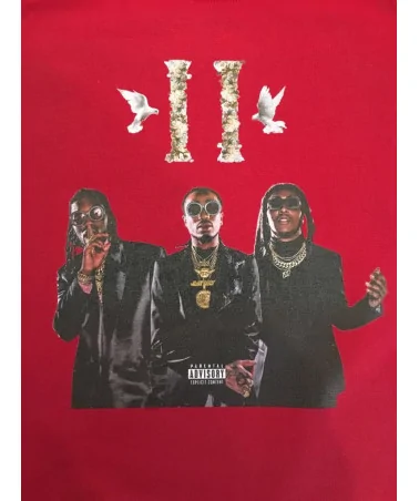 Block Custom - Migos Culture 2 Crewneck - White