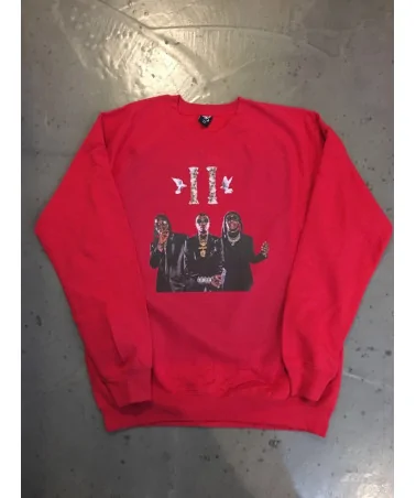 Block Custom - Migos Culture 2 Crewneck - White