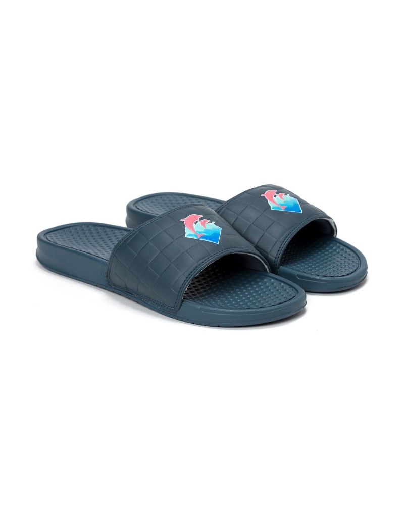 Pink Dolphin - Waves 2.0 Slides - Grey