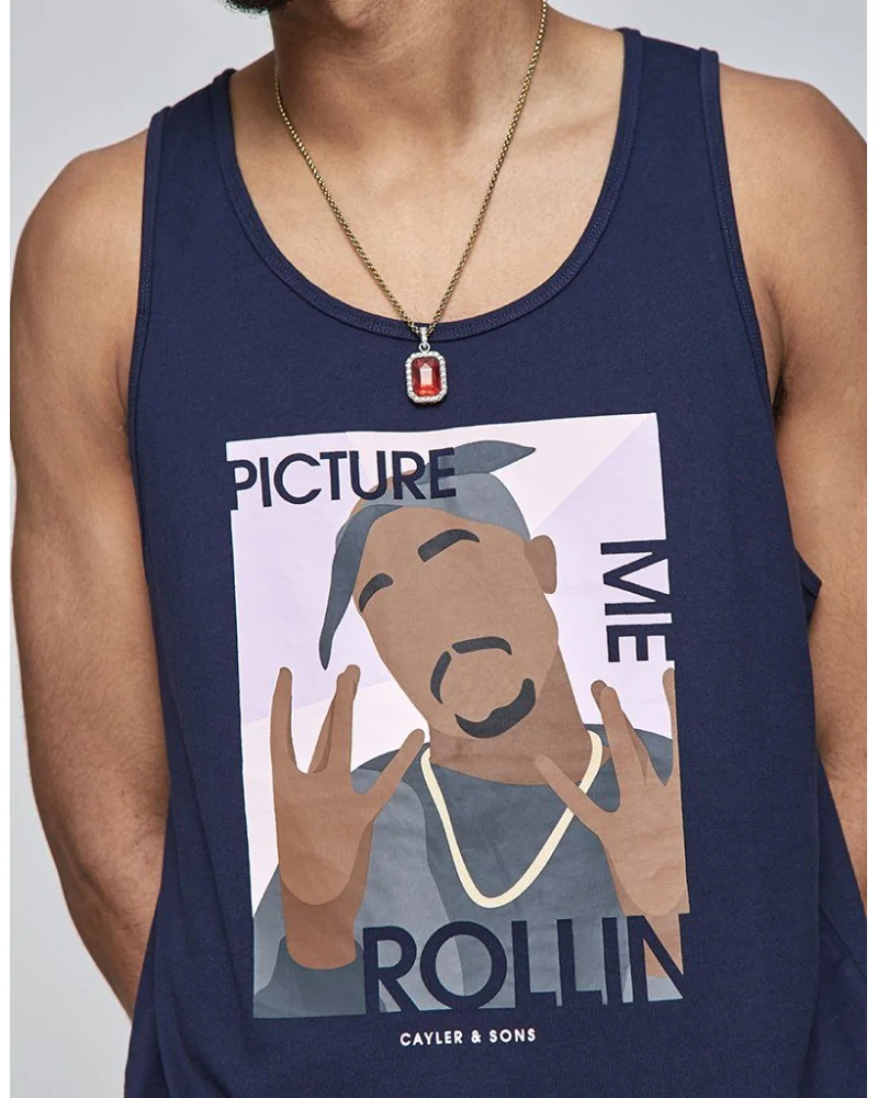 Cayler & Sons -WL Trust Tanktop- white/roses