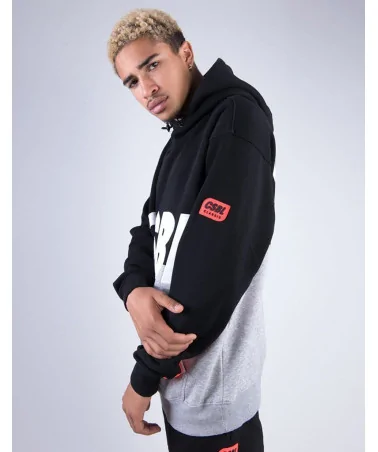 Cayler & Sons CSBL - CSBL CSBLSET Hoody knitted - Black/Lazerred