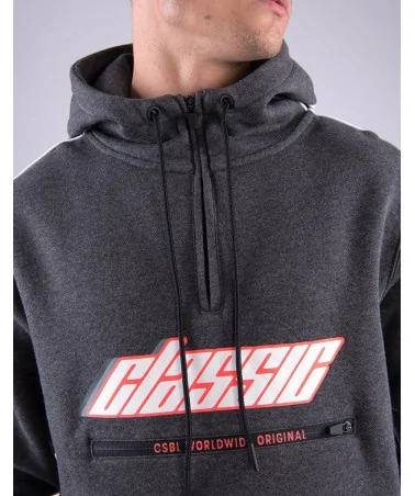 Cayler & Sons CSBL - CSBL Shifter Hoody knitted - Charcoal/Lazerred