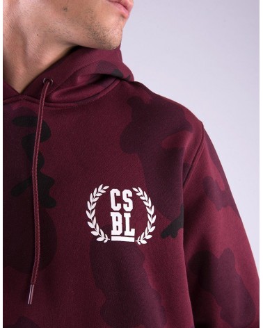 Cayler & Sons CSBL - CSBL Justice N Glory Hoody knitted - Bordeaux Camo/White