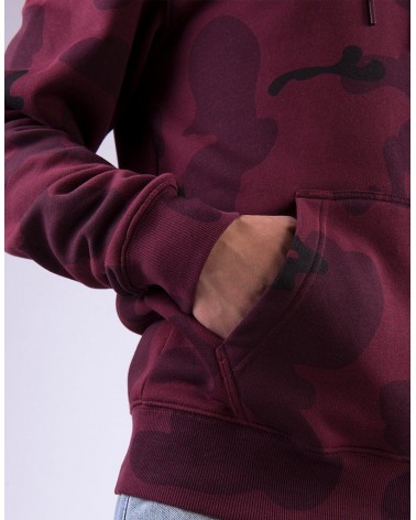 Cayler & Sons CSBL - CSBL Justice N Glory Hoody knitted - Bordeaux Camo/White