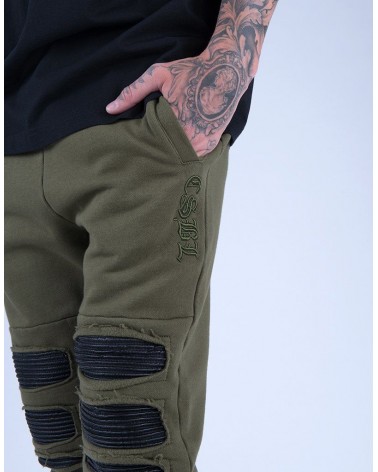 Cayler & Sons CSBL - CSBL Inverted Biker Sweatpants knitted - Olive/Black