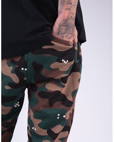 Cayler & Sons CSBL - CSBL Abunai Sweatpants knitted -  Clip Camo/White