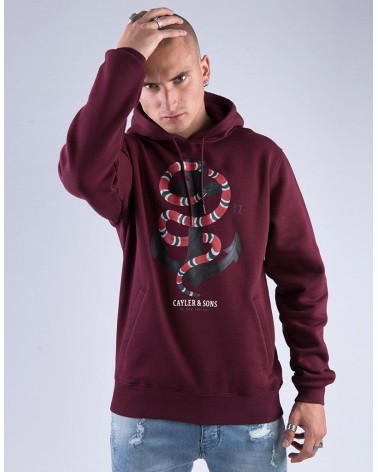 Cayler & Sons WL - WL Anchored Hoody - Bordeaux/Mc