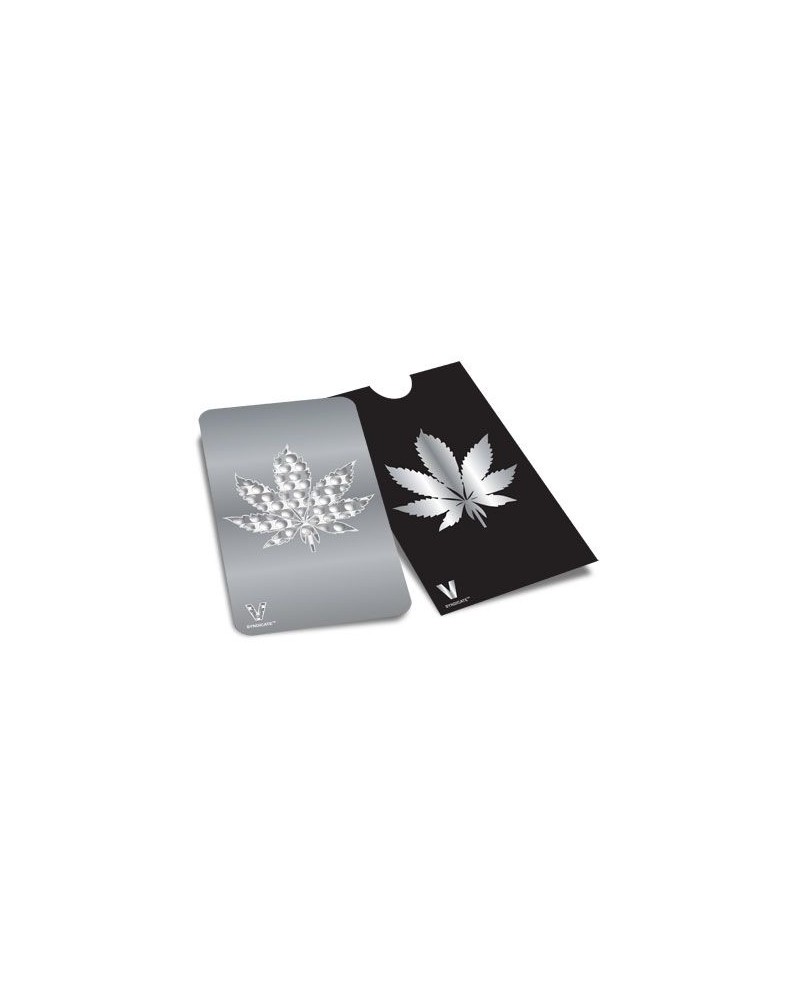 Weed Leaf Card Grinder Metal