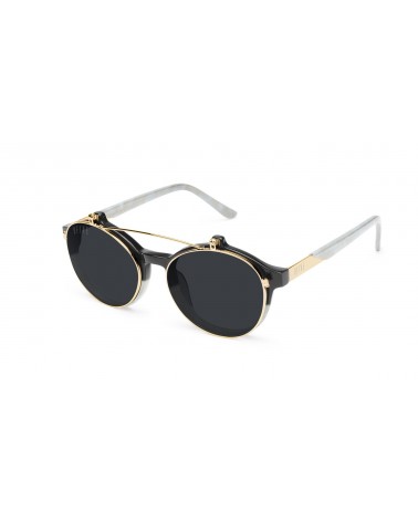 9Five Eyewear - Lane Flip-Up Polarized - Black/Gold