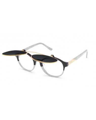 9Five Eyewear - Lane Flip-Up Polarized - Black/Gold