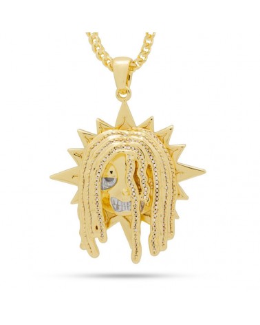 Glo Gang x King Ice - The Glo Chief Necklace - Gold | blockshops