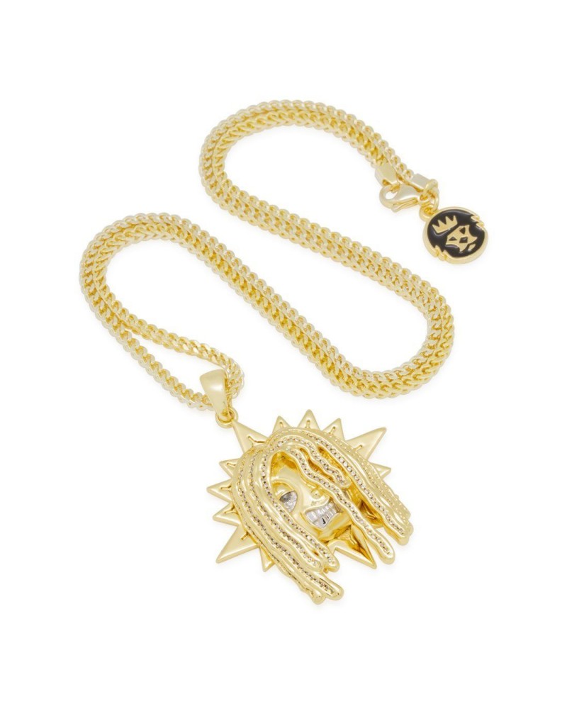 Glo Gang x King Ice - The Glo Chief Necklace - Gold | blockshops