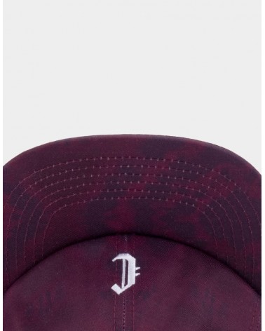 Cayler & Sons - CSBL Blackletter Strapback - Maroon Tiedye/White