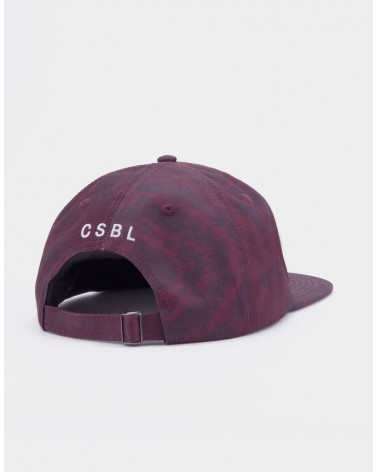 Cayler & Sons - CSBL Blackletter Strapback - Maroon Tiedye/White