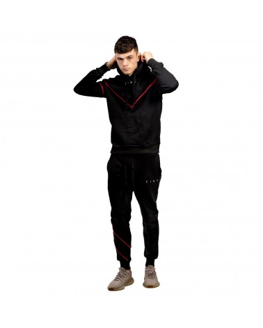 King Apparel - Tennyson Tracksuit Hoody - Black