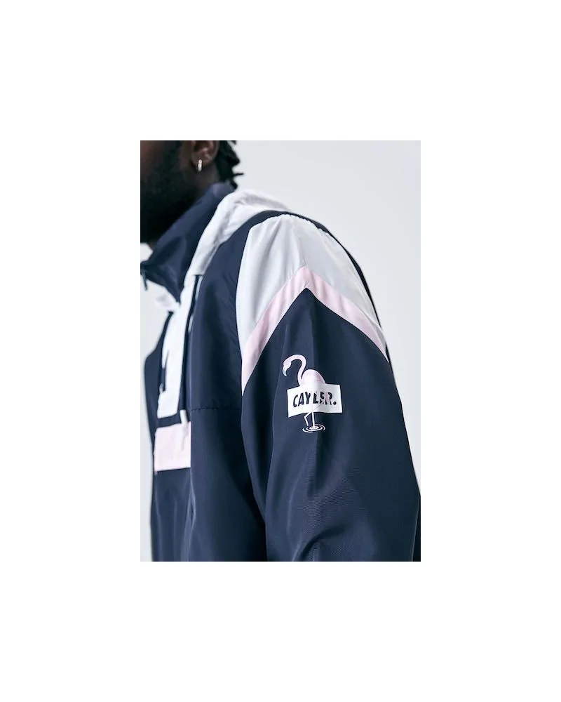 Cayler & Sons WL - WL Camingo Half Zip Windbreaker - Navy/White