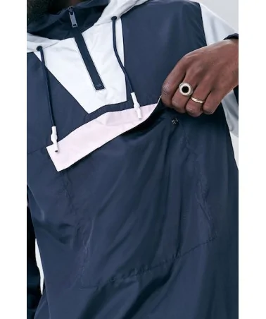 Cayler & Sons WL - WL Camingo Half Zip Windbreaker - Navy/White