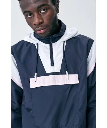 Cayler & Sons WL - WL Camingo Half Zip Windbreaker - Navy/White