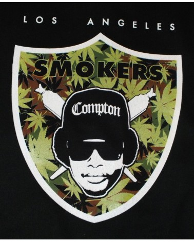 SMOKERS CAMO Crew - Black