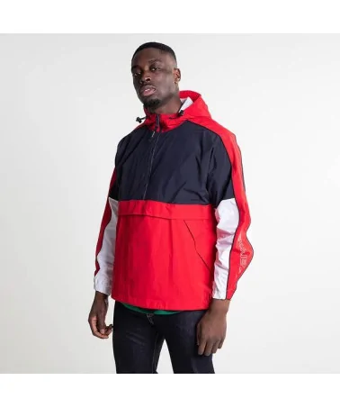 Carhartt - Terrace Pullover - Dark Navy / Cardinal / White