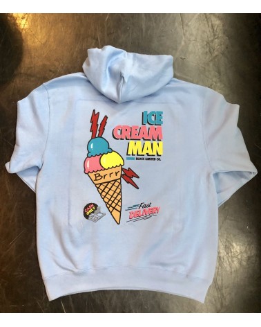 Block Limited - Ice Cream Man Hoody - Blue 