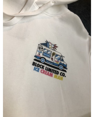 Block Limited - Ice Cream Man Hoody - Pink