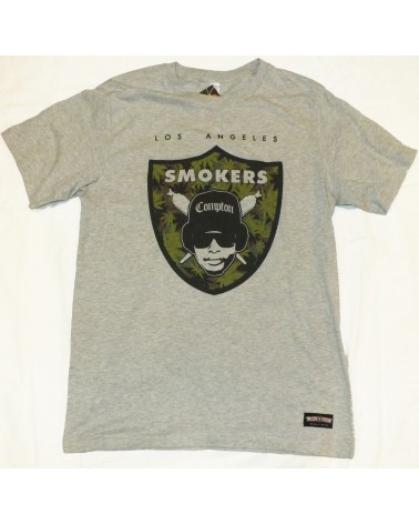 SMOKERS CAMO TEE - Grey