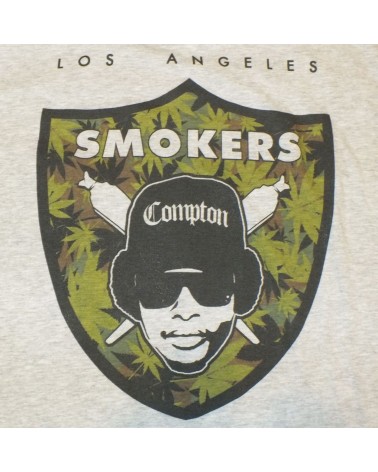 SMOKERS CAMO TEE - Grey